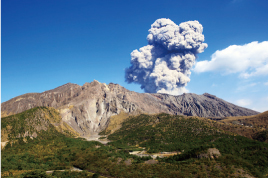 Check the surface of Sakurajima volcano